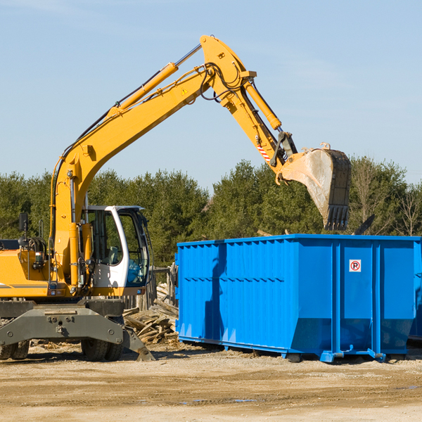 how many times can i have a residential dumpster rental emptied in Goodland Michigan